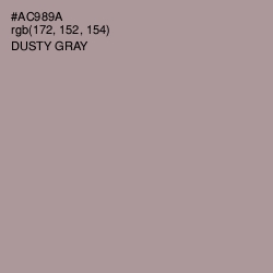 #AC989A - Dusty Gray Color Image